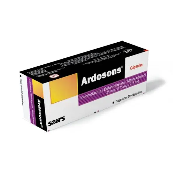 ARDOSONS 25/0.75/215MG 20 CAPS