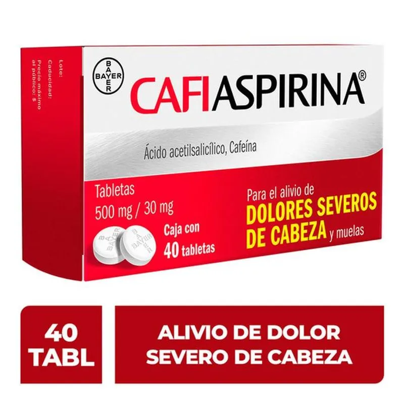 CAFIASPIRINA 500MG/30MG TAB. C/40