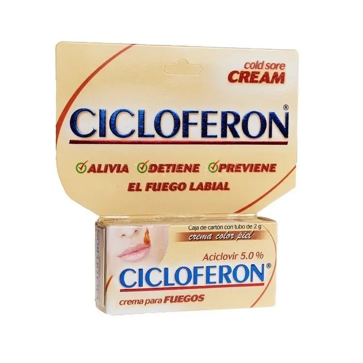 CICLOFERON CREMA COLOR PIEL AL 5% 2G.