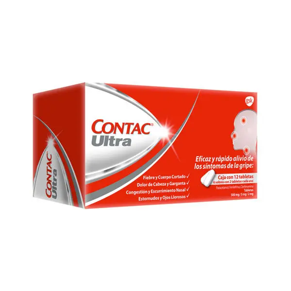 CONTAC ULTRA TABLETAS C/12