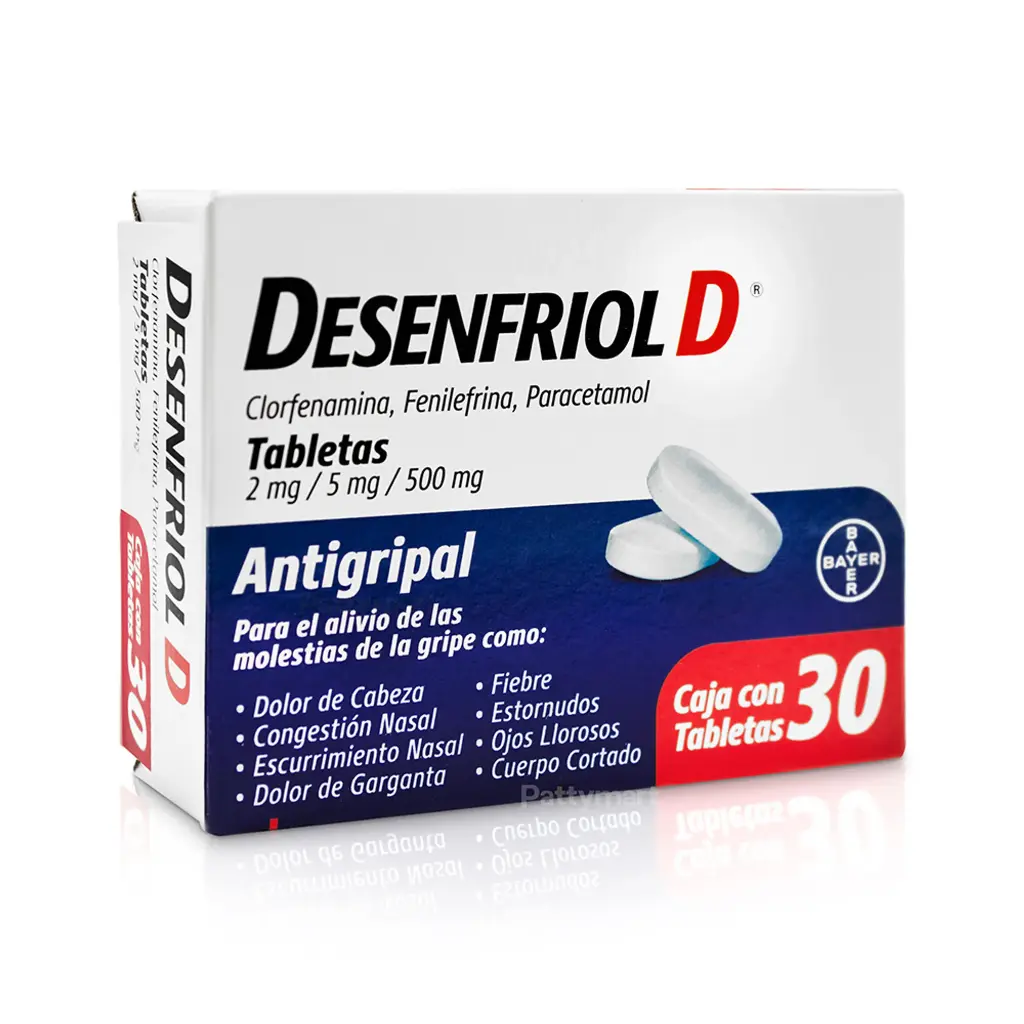 DESENFRIOL D 30 TAB