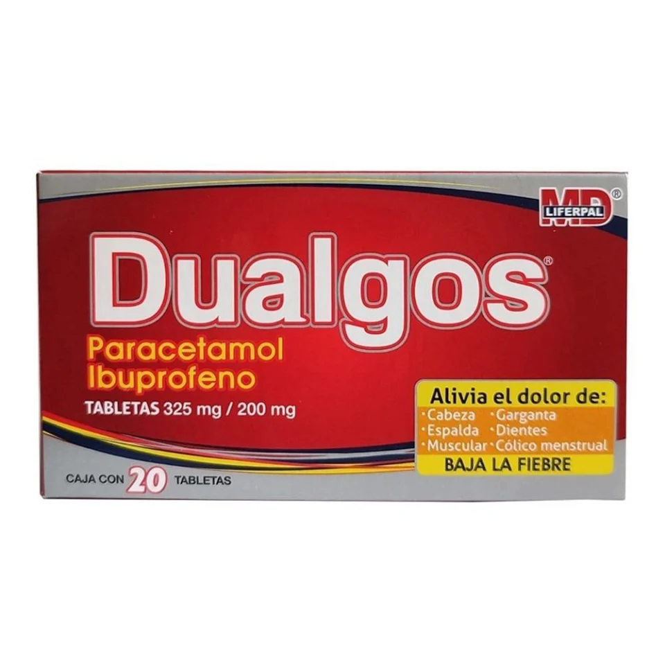DUALGOS 325/200MG 20 TAB