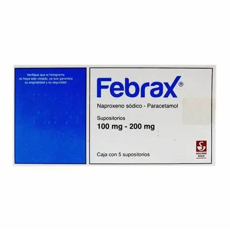 FEBRAX 100/200MG SUPOSITORIOS C/5