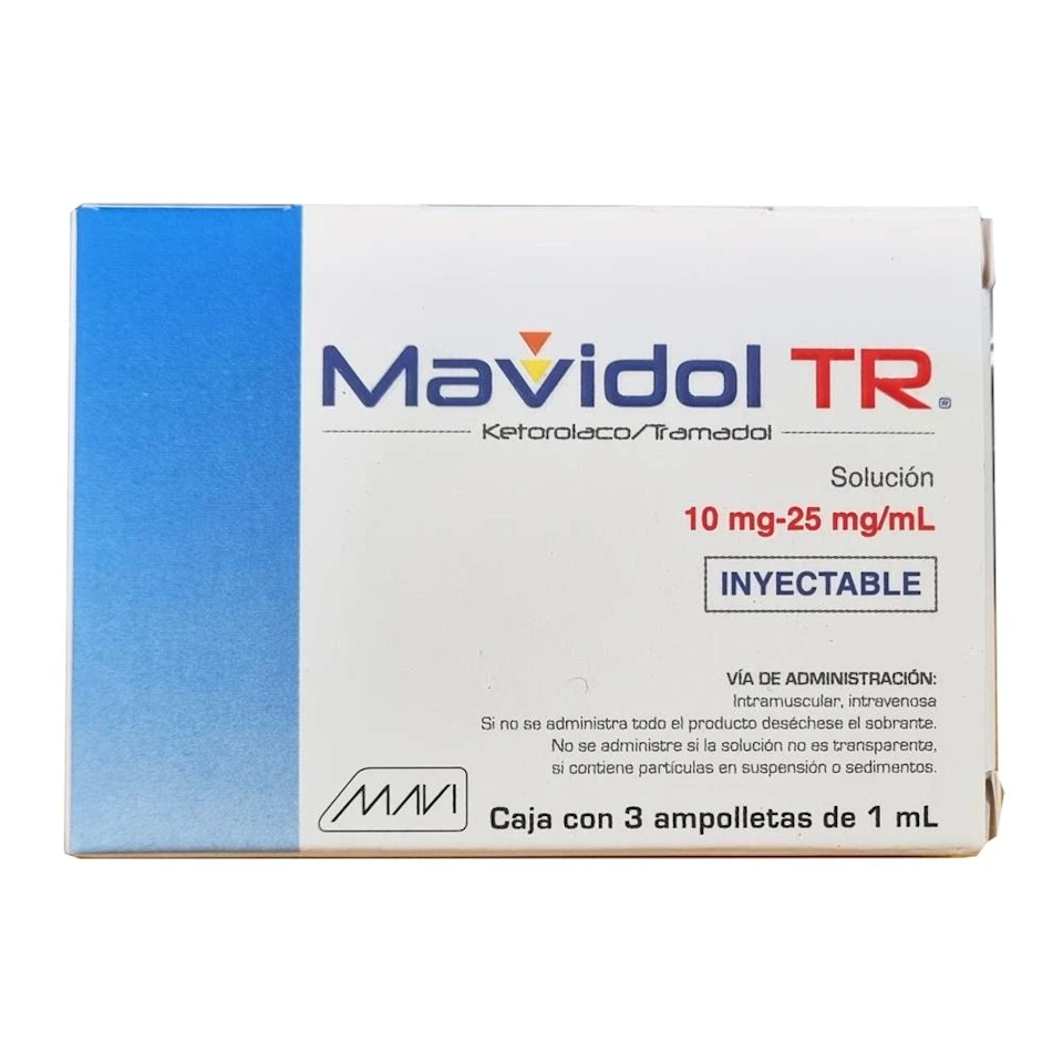 MAVIDOL TR 10/25MG 3 AMP. 1ML
