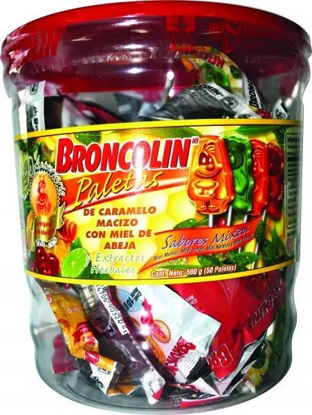 PALETA BRONCOLIN MIX VITRO C/50
