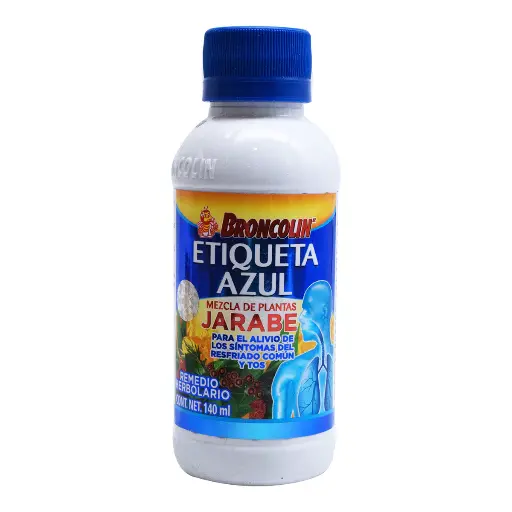 BRONCOLIN ETIQUETA AZUL JBE. 140ML