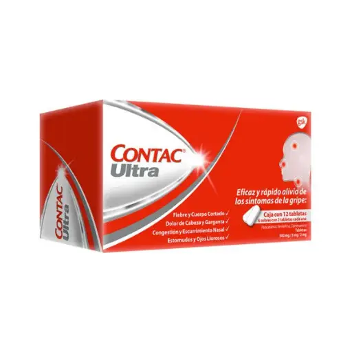 CONTAC ULTRA TABLETAS C/12
