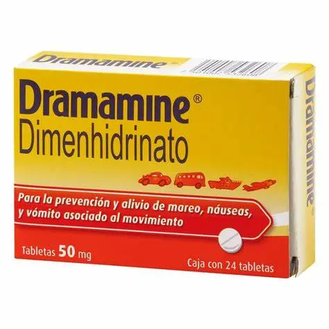 DRAMAMINE 50MG 24 TAB
