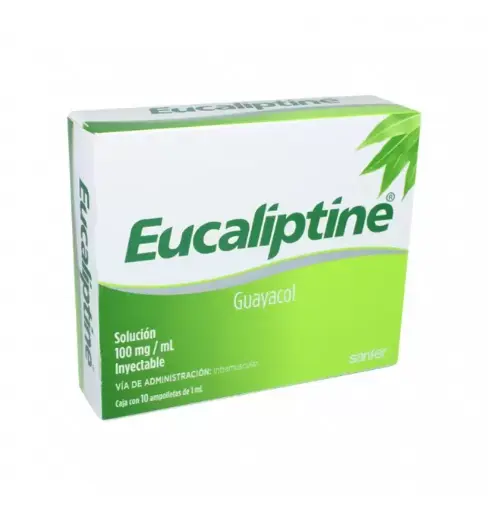 EUCALIPTINE 100MG SOL INY 10 AMP 1ML