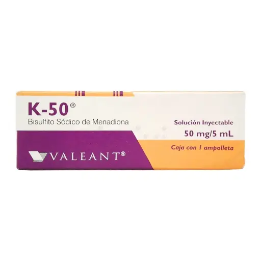 K-50 50MG/5ML SOL INY 1 AMP