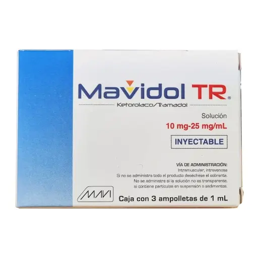 MAVIDOL TR 10/25MG 3 AMP. 1ML