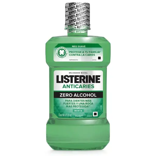 LISTERINE ANTICARIES ZERO ALCOHOL 500ML