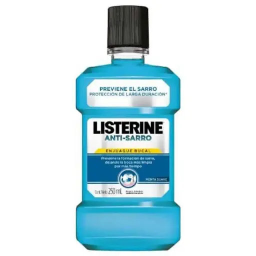 LISTERINE SARRO ZERO ALCOHOL 250ML